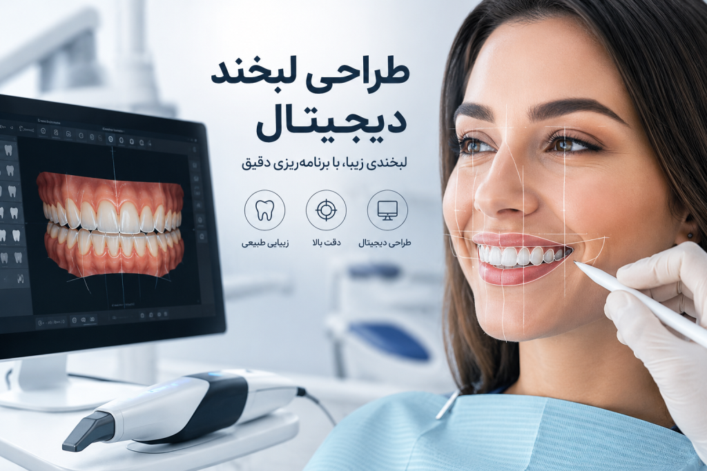 طراحی لبخند دیجیتال در کلینیک دندانپزشکی با اسکن سه‌بعدی و شبیه‌سازی نتیجه درمان پیش از شروع
